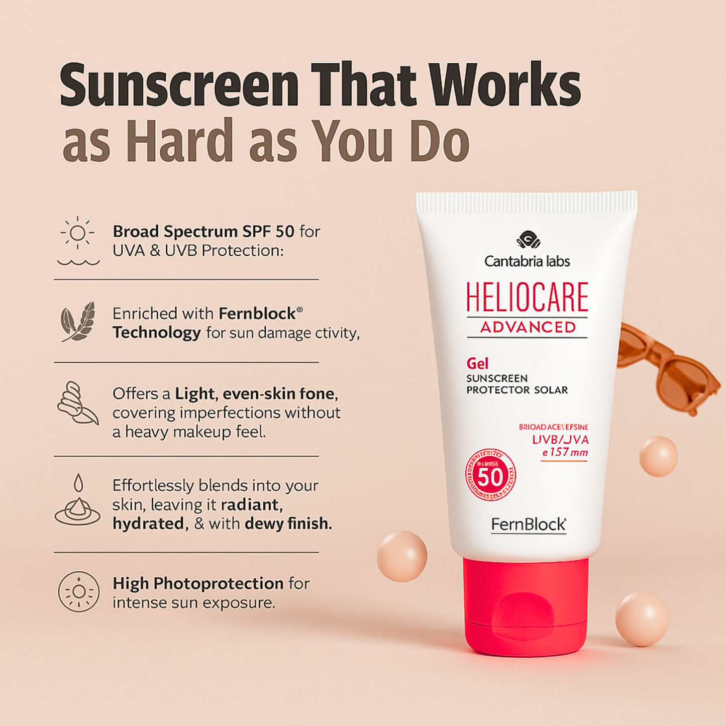 Heliocare Gel Sunscreen - Buy 1 Get 1 Free